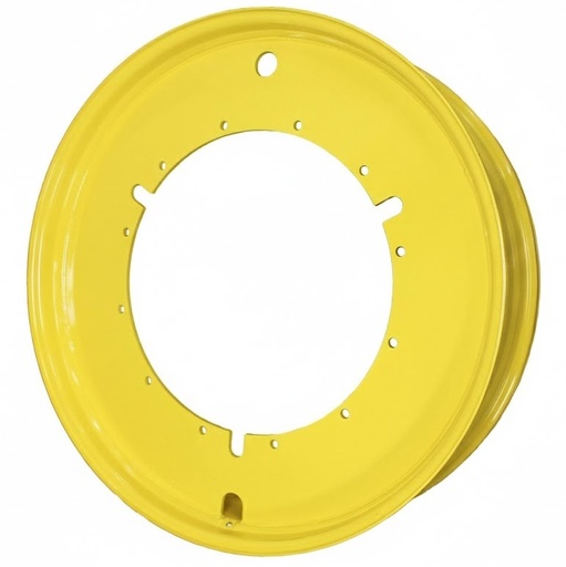 [71475] 12"W x 54"D, John Deere Yellow 12-Hole Stub Disc Sprayer , 2.32" Offset