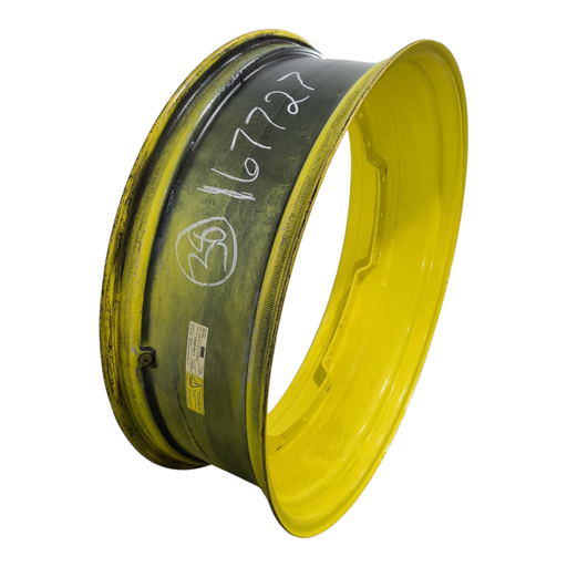 [NTS-167727] 12"W x 38"D, John Deere Yellow 12-Hole Waffle Wheel (Groups of 3 bolts)