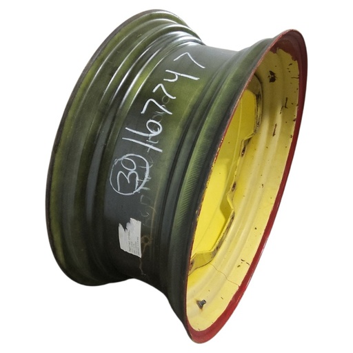 [NTS-167747] 13"W x 30"D, John Deere Yellow 8-Hole Waffle Wheel (Groups of 2 Bolts)