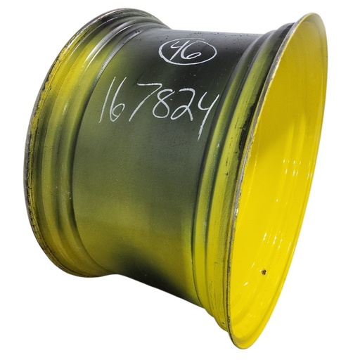 [NTS-167824] 28"W x 46"D, John Deere Yellow 12-Hole Stub Disc , -0.38" Offset