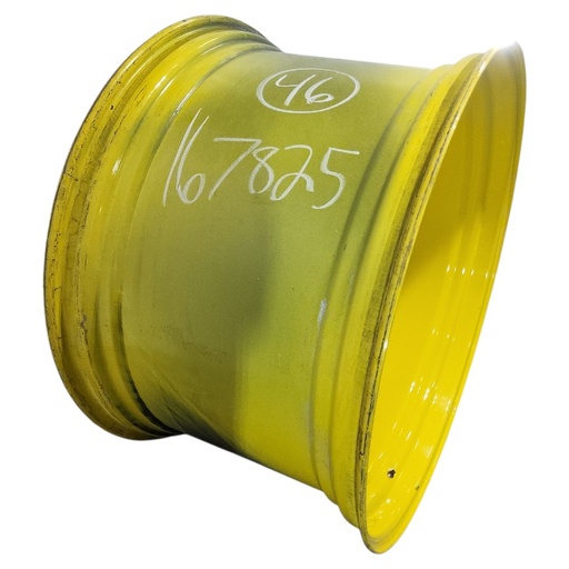 [NTS-167825] 28"W x 46"D, John Deere Yellow 10-Hole Formed Plate , -14" Offset