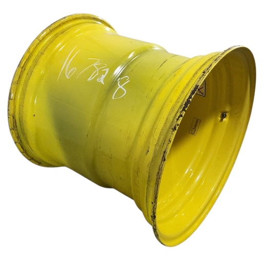 [NTS-167828] 25"W x 26"D, John Deere Yellow 10-Hole Formed Plate , -0.88" Offset