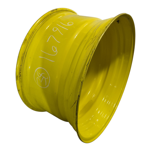 [NTS-167916] 20"W x 38"D, John Deere Yellow 12-Hole Formed Plate Sprayer , -4.5" Offset