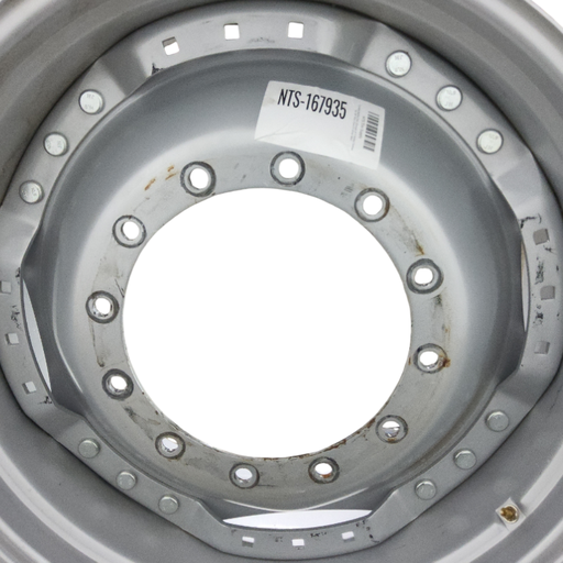 [NTS-167935] 12-Hole Waffle Disc (Groups of 3 Bolts) Center for 34" Rim, Case IH Silver Mist