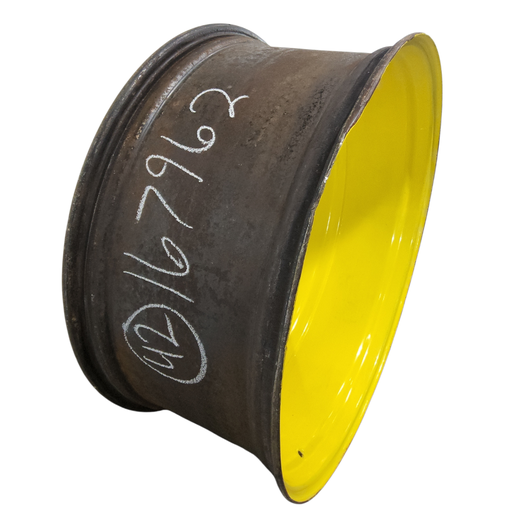 [NTS-167962] 18"W x 42"D, John Deere Yellow 10-Hole Formed Plate , -9.25" Offset