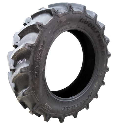 [USED9478] 380/85R34 Goodyear Farm Optitrac R-1W 137D 90%