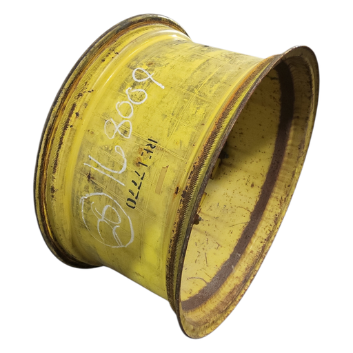 [NTS-168009] 15"W x 28"D, John Deere Yellow 8-Hole Rim with Clamp/Loop Style