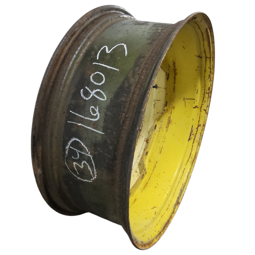 [NTS-168013] 13"W x 34"D, John Deere Yellow 8-Hole Waffle Wheel (Groups of 2 Bolts)