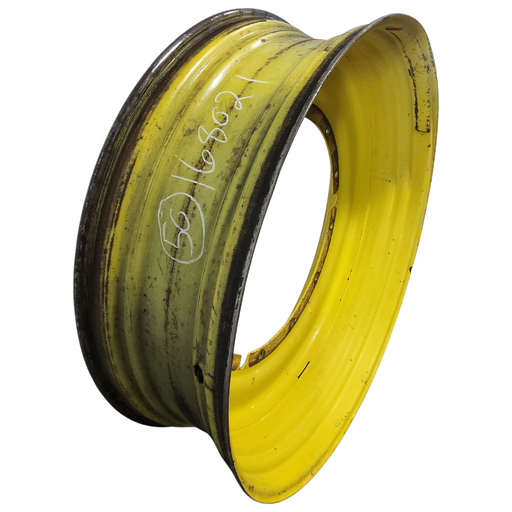 [NTS-168021] 15"W x 50"D, John Deere Yellow 12-Hole Stub Disc , -3.38" Offset