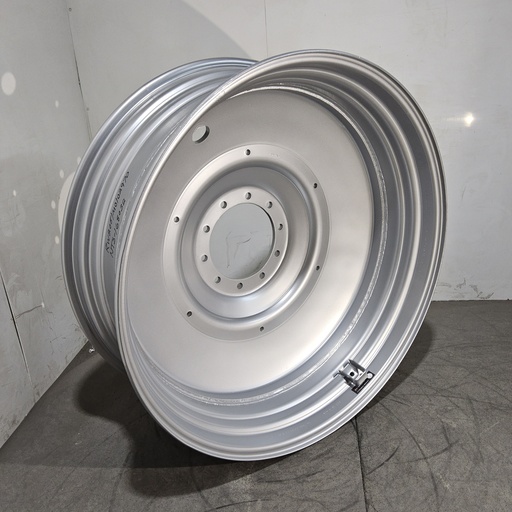 [NTS-168032] 16"W x 46"D, Case IH Silver Mist 10-Hole Formed Plate , -7.38" Offset