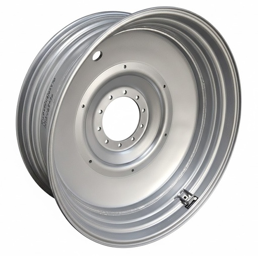 [NTS-168032] 16"W x 46"D, Case IH Silver Mist 10-Hole Formed Plate , -7.38" Offset