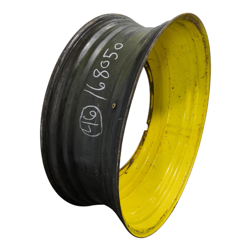 [NTS-168050] 16"W x 46"D, John Deere Yellow 12-Hole Stub Disc , -6.25" Offset