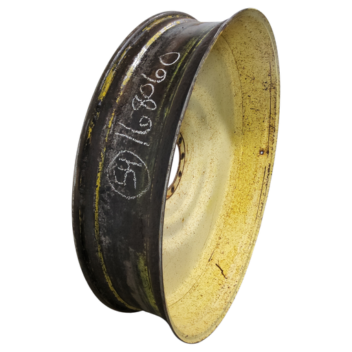 [NTS-168060] 12"W x 54"D, John Deere Yellow 10-Hole Formed Plate , -9.25" Offset