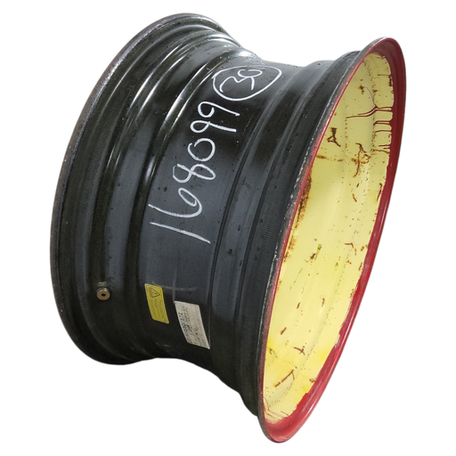 [NTS-168099] 15"W x 30"D, John Deere Yellow 12-Hole Waffle Wheel (Groups of 3 bolts)