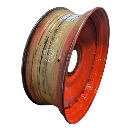 [NTS-168120] 16"W x 46"D, Fendt/Agco Red 16-Hole Stub Disc , 0.88" Offset