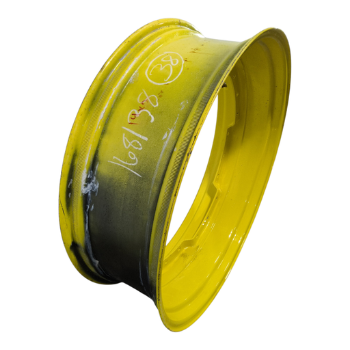 [NTS-168138] 12"W x 38"D, John Deere Yellow 12-Hole Waffle Wheel (Groups of 3 bolts)