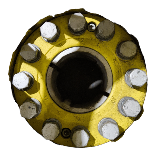 [NTS-168152] 10-Hole Wedg-Lok OE Style, 4.72" (120.02mm) axle, John Deere Yellow