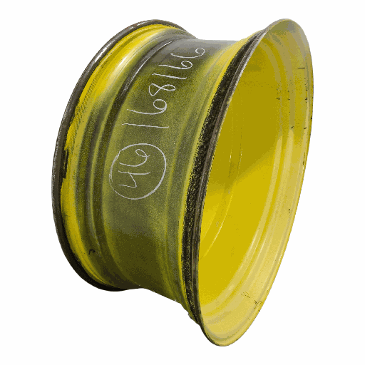 [NTS-168166] 20"W x 46"D, John Deere Yellow 10-Hole Formed Plate , -11.5" Offset