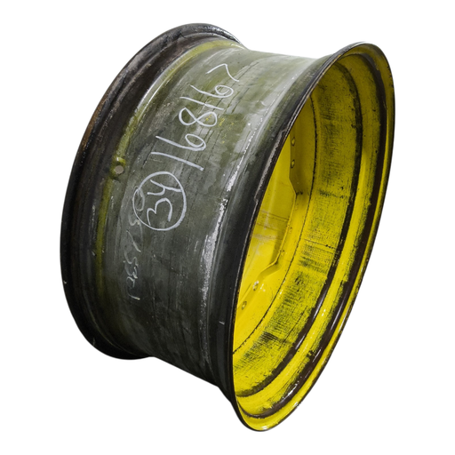 [NTS-168167] 15"W x 34"D, John Deere Yellow 12-Hole Waffle Wheel (Groups of 3 bolts)