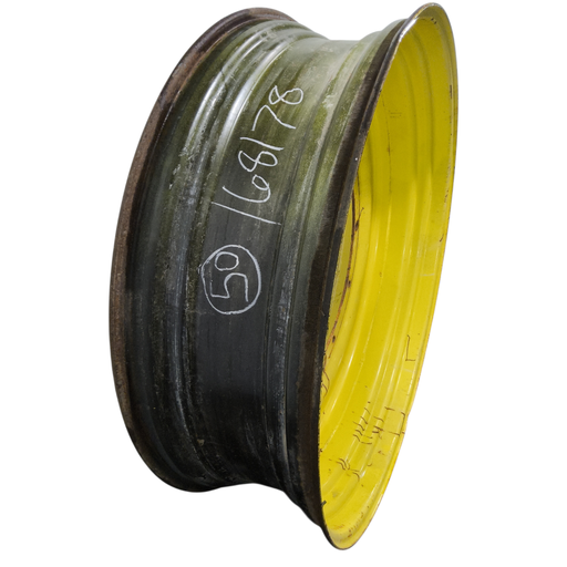 [NTS-168178] 15"W x 50"D, John Deere Yellow 12-Hole Stub Disc , -3.12" Offset