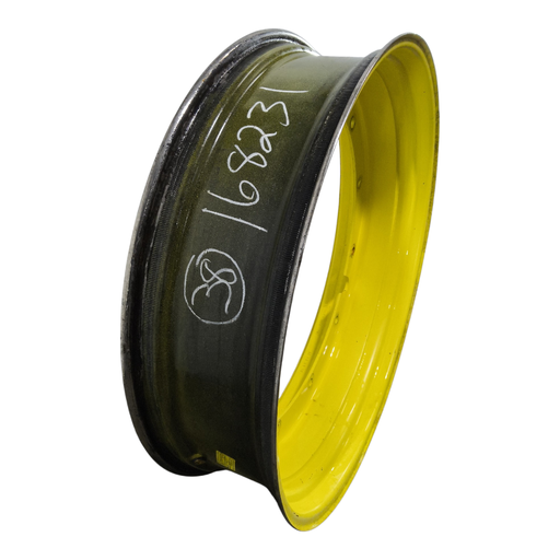 [NTS-168231] 10"W x 38"D, John Deere Yellow 12-Hole Stub Disc , 1.88" Offset