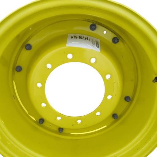 [NTS-168241] 10-Hole Waffle Disc (Groups of 2 Bolts) Center for 28"-30" Rim, John Deere Yellow