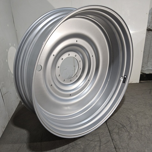 [NTS-168284] 15"W x 50"D, Case IH Silver Mist 10-Hole Formed Plate , -9.25" Offset