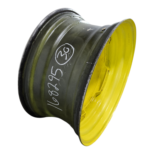 [NTS-168295] 15"W x 30"D, John Deere Yellow 12-Hole Waffle Wheel (Groups of 3 bolts)