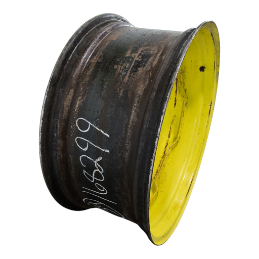 [NTS-168299] 15"W x 34"D, John Deere Yellow 12-Hole Waffle Wheel (Groups of 3 bolts)
