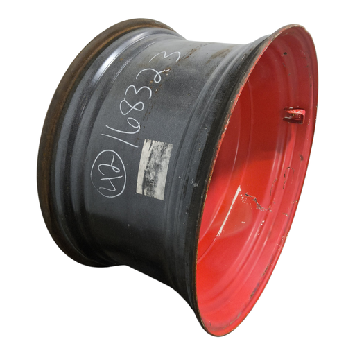 [NTS-168323] 23"W x 42"D, Fendt/Agco Red 10-Hole Formed Plate , -7.88" Offset