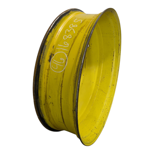 [NTS-168385] 12"W x 46"D, John Deere Yellow 10-Hole Formed Plate , -10.62" Offset
