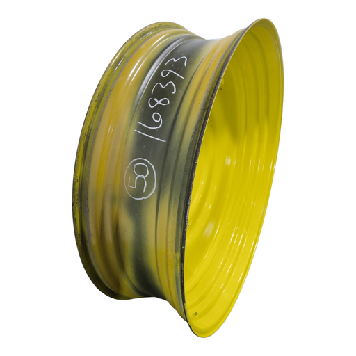 [NTS-168393] 15"W x 50"D, John Deere Yellow 10-Hole Formed Plate , -6.75" Offset