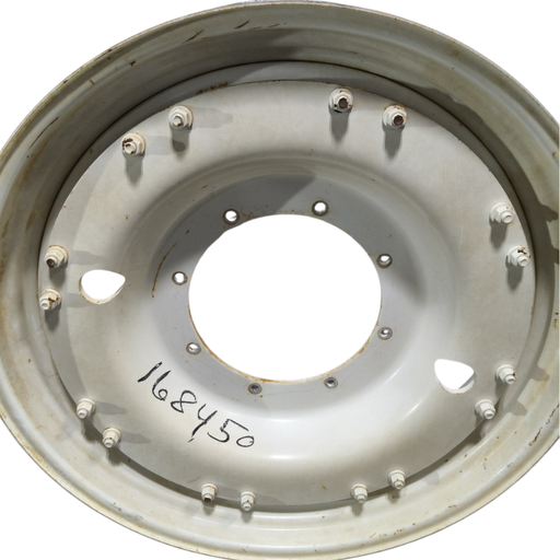 [NTS-168450] 8-Hole Stub Disc (groups of 2 bolts) Center for 38"-54" Rim, Ford / New Holland White