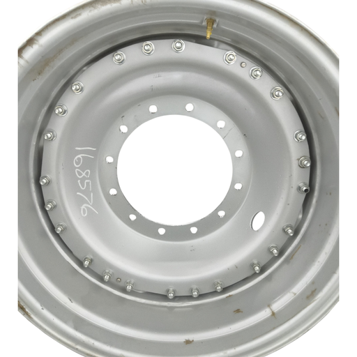 [NTS-168576] 12-Hole Waffle Disc (Groups of 3 Bolts)HD Center for 34" Rim, Case IH Silver Mist