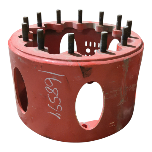 [NTS-168594] 10 to 12-Hole 13.5"L FWD Spacer, Fendt/Agco Red 10 to 12-Hole 13.5"L FWD Spacer, Fendt/Agco Red