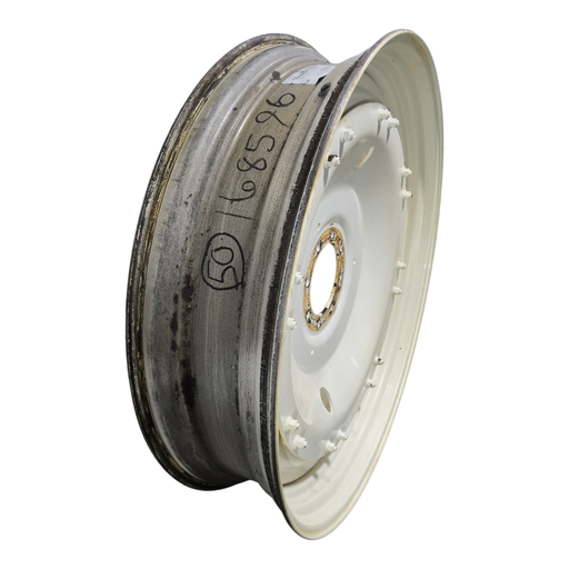 [NTS-168596] 12"W x 50"D, Ford / New Holland White 16-Hole Stub Disc (groups of 2 bolts) , 1.75" Offset