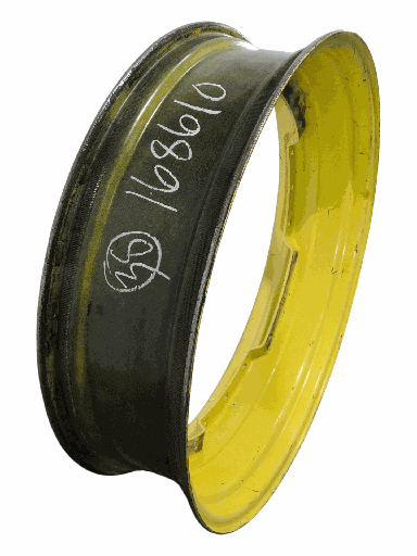[NTS-168610] 10"W x 38"D, John Deere Yellow 12-Hole Waffle Wheel (Groups of 3 bolts)
