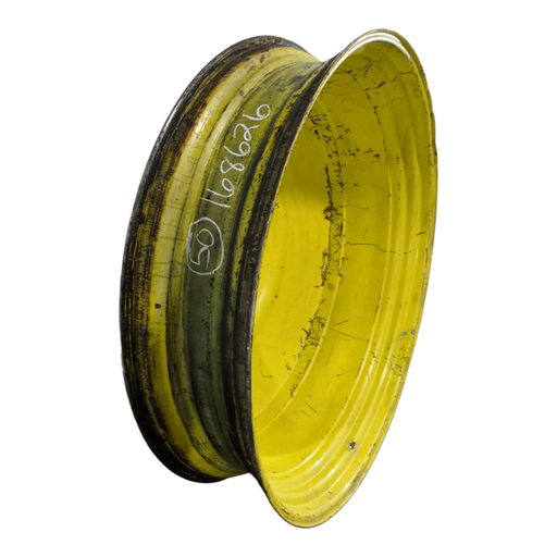 [NTS-168626] 12"W x 50"D, John Deere Yellow 10-Hole Formed Plate , -14.94" Offset