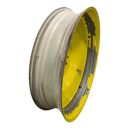 [NTS-168633] 12"W x 50"D, John Deere Yellow 10-Hole Spun Disc , -7.5" Offset