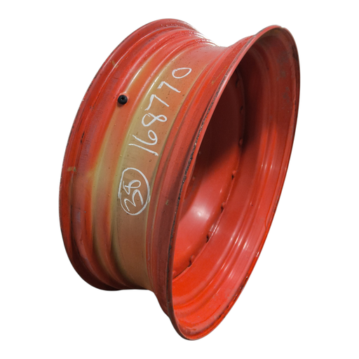 [NTS-168770] 13"W x 38"D, Fendt/Agco Red 16-Hole Stub Disc , 1.88" Offset