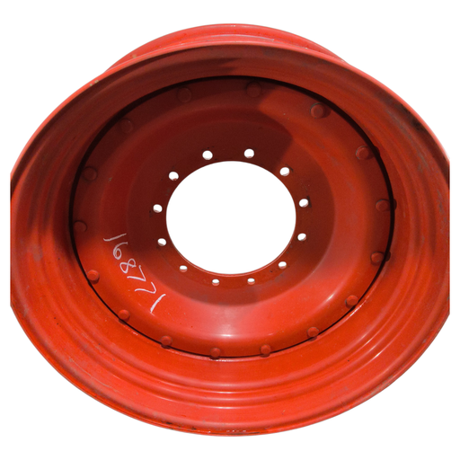 [NTS-168771] 12-Hole Stub Disc Center for 38"-54" Rim, Fendt/Agco Red