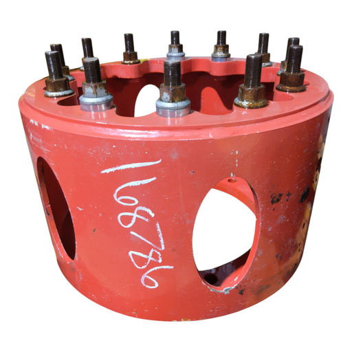 [NTS-168786] 12 to 12-Hole 13.5"L FWD Spacer, Fendt/Agco Red