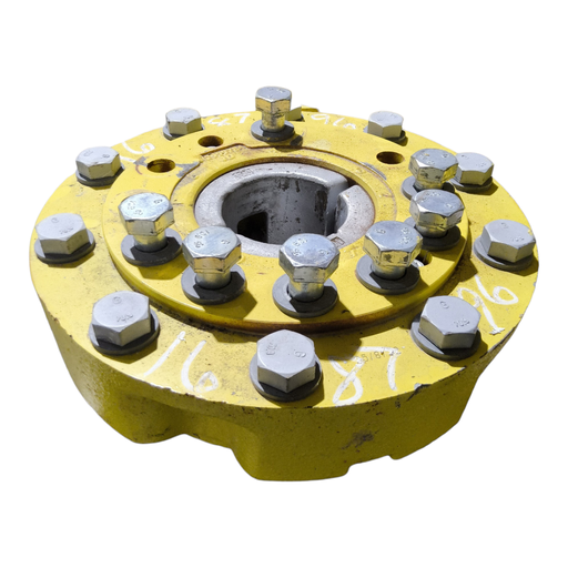 [NTS-168796] 10-Hole Wedg-Lok OE Style, 3.94" (100mm) axle, John Deere Yellow