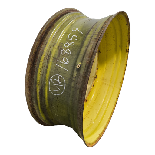 [NTS-168859] 16"W x 42"D, John Deere Yellow 12-Hole Stub Disc , -3.12" Offset