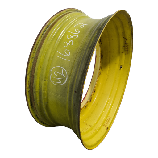 [NTS-168862] 16"W x 42"D, John Deere Yellow 12-Hole Stub Disc , -3.25" Offset