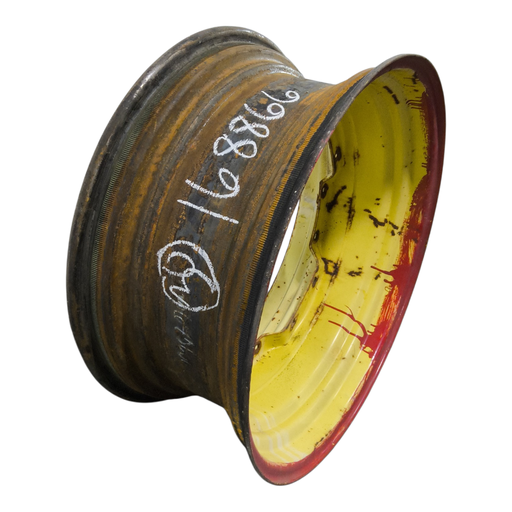 [NTS-168866] 13"W x 30"D, John Deere Yellow 8-Hole Waffle Wheel (Groups of 2 Bolts)