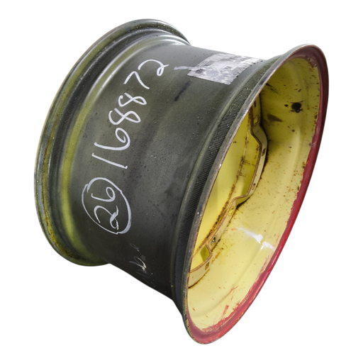 [NTS-168872] 15"W x 26"D, John Deere Yellow 8-Hole Waffle Wheel (Groups of 2 Bolts)