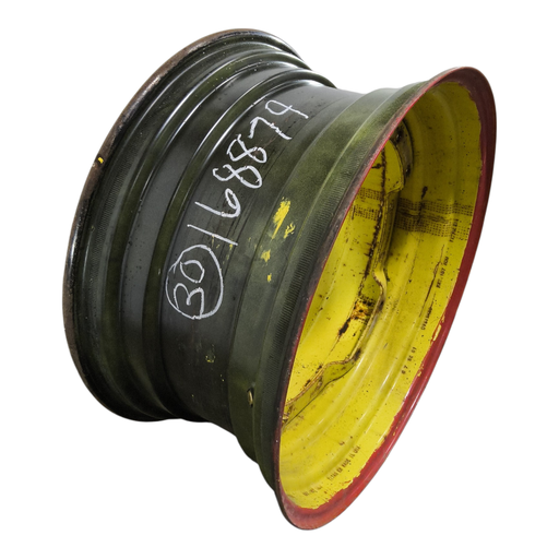 [NTS-168879] 15"W x 30"D, John Deere Yellow 12-Hole Waffle Wheel (Groups of 2 Bolts)