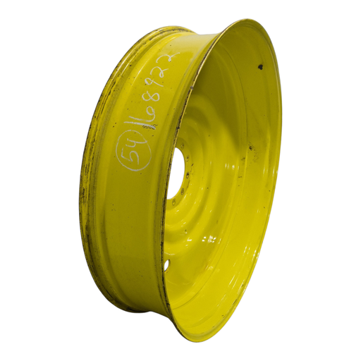 [NTS-168922] 12"W x 54"D, John Deere Yellow 10-Hole Formed Plate , -9.25" Offset