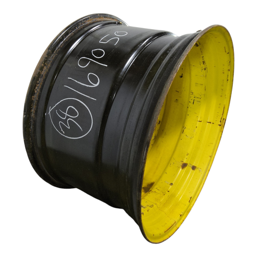 [NTS-169050] 23"W x 38"D, John Deere Yellow 12-Hole Stub Disc , -3.5" Offset